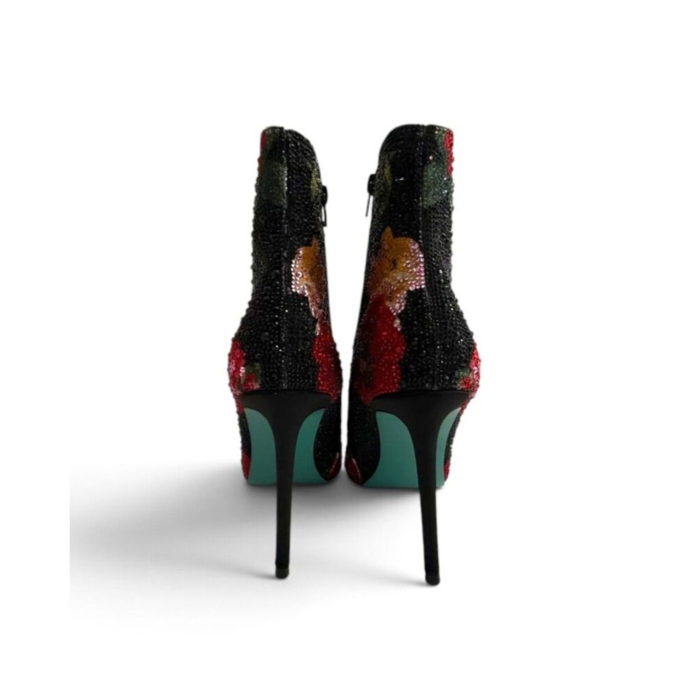 Betsey Johnson Women's Belle Rhinestone Stiletto Heel Booties, NWT! Size 10 - Picture 7 of 13